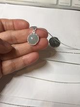 Load image into Gallery viewer, 100% natural Type A green blue Jadeite Bead & Cross Layered pendant Necklace PD166