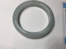 Load image into Gallery viewer, 55.2mm Certified Type A 100% Natural light green Jadeite Jade bangle E91-9415
