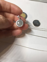 Load image into Gallery viewer, 100% natural Type A green blue Jadeite Bead & Cross Layered pendant Necklace PD166