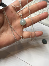 Load image into Gallery viewer, 100% natural Type A green blue Jadeite Bead & Cross Layered pendant Necklace PD166