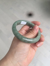 Load image into Gallery viewer, 54.6mm Certified 100% natural Type A green/gray jadeite jade bangle AE67-2865