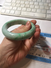 Load image into Gallery viewer, 57.5mm Certified Type A 100% Natural sunny green yellow white Jadeite bangle PC163-8119