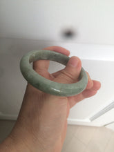 Load image into Gallery viewer, 54.6mm Certified 100% natural Type A green/gray jadeite jade bangle AE67-2865