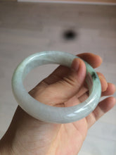 Load image into Gallery viewer, 55.6mm Certified type A 100% Natural icy watery light green Jadeite bangle AY24-1699