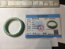 Load image into Gallery viewer, 52.3mm Certified Type A 100% Natural sunny green yellow white Jadeite bangle PC164-8128