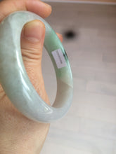 Load image into Gallery viewer, 55.6mm Certified type A 100% Natural icy watery light green Jadeite bangle AY24-1699