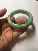 Load image into Gallery viewer, 52.3mm Certified Type A 100% Natural sunny green yellow white Jadeite bangle PC164-8128