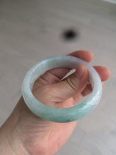 Load image into Gallery viewer, 55.6mm Certified type A 100% Natural icy watery light green Jadeite bangle AY24-1699