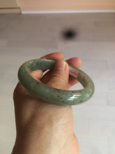 Load image into Gallery viewer, 58.8mm Certified 100% natural Type A green/gray jadeite jade bangle AE69-2863