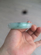 Load image into Gallery viewer, 55.6mm Certified type A 100% Natural icy watery light green Jadeite bangle AY24-1699