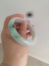 Load image into Gallery viewer, 55.6mm Certified type A 100% Natural icy watery light green Jadeite bangle AY24-1699