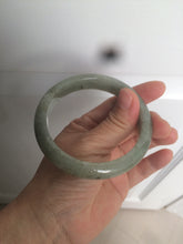 Load image into Gallery viewer, 58.8mm Certified 100% natural Type A green/gray jadeite jade bangle AE69-2863