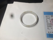 Load image into Gallery viewer, 48.8mm Certified Type A 100% Natural light purple/yellow/white square Jadeite Jade bangle Y151-8064