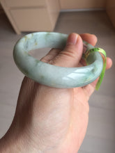 Load image into Gallery viewer, 55.6mm certified 100% natural Type A light green yellow jadeite jade bangle F179-3085