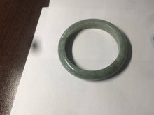 Load image into Gallery viewer, 54.6mm Certified 100% natural Type A green/gray jadeite jade bangle AE67-2865