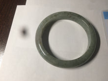 Load image into Gallery viewer, 58.8mm Certified 100% natural Type A green/gray jadeite jade bangle AE69-2863