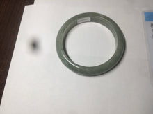 Load image into Gallery viewer, 58.8mm Certified 100% natural Type A green/gray jadeite jade bangle AE69-2863