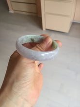 Load image into Gallery viewer, 50.5mm 100% natural Type A sunny green/purple jadeite jade bangle BP14