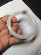 Load image into Gallery viewer, 55mm certified Type A 100% Natural sunny green/white/brown Jadeite Jade bangle BF25-1470