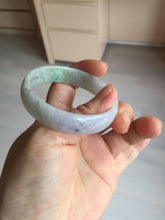 Load image into Gallery viewer, 50.5mm 100% natural Type A sunny green/purple jadeite jade bangle BP14