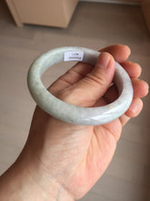 Load image into Gallery viewer, 56.8mm Certified Type A 100% Natural light purple green white jadeite Jade bangle BS17-4011