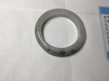 Load image into Gallery viewer, 53.5mm certified 100% natural Type A icy water sunny green/gray/black jadeite jade bangle BP158-5028