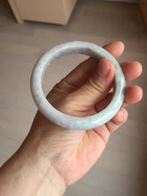 Load image into Gallery viewer, 56.8mm Certified Type A 100% Natural light purple green white jadeite Jade bangle BS17-4011