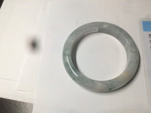 Load image into Gallery viewer, 54.4mm Certified Type A 100% Natural green/white/purple Jadeite Jade bangle AX43-7720
