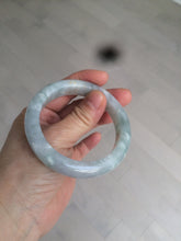 Load image into Gallery viewer, 53.4mm Certified Type A 100% Natural green/white/purple Jadeite Jade bangle AX42-7719