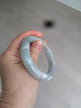 Load image into Gallery viewer, 53.4mm Certified Type A 100% Natural green/white/purple Jadeite Jade bangle AX42-7719