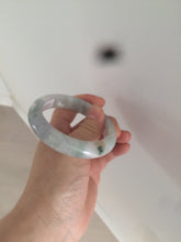 Load image into Gallery viewer, 53.4mm Certified Type A 100% Natural green/white/purple Jadeite Jade bangle AX42-7719