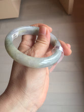 Load image into Gallery viewer, 55.7mm Certified Type A 100% Natural watery light purple/green/white Jadeite Jade bangle F99-3522