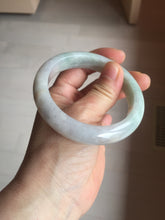 Load image into Gallery viewer, 56.5mm certified 100% natural Type A light green purple red(FU LU SHOU) jadeite jade bangle PC136-9157
