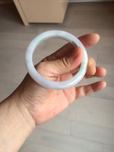 Load image into Gallery viewer, 52mm certified type A100% Natural green purple oval Jadeite Jade bangle BM34-0270