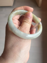 Load image into Gallery viewer, 53.8mm certified Type A 100% Natural icy light green/yellow/purple Jadeite Jade bangle F100-3517
