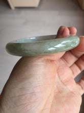 Load image into Gallery viewer, 53.8mm certified 100% natural Type A icy watery green brown purple jadeite jade bangle BL113-9438