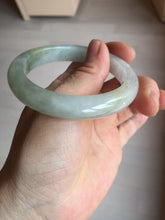 Load image into Gallery viewer, 53.8mm certified 100% natural Type A icy watery green brown purple jadeite jade bangle BL113-9438