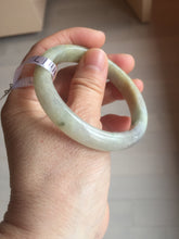Load image into Gallery viewer, 53.8mm certified Type A 100% Natural icy light green/yellow/purple Jadeite Jade bangle F100-3517