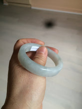 Load image into Gallery viewer, 49mm certified 100% natural Type A light green/white/red square oval jadeite jade bangle AR90-5208