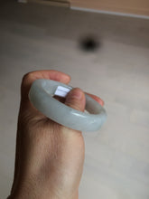 Load image into Gallery viewer, 49mm certified 100% natural Type A light green/white/red square oval jadeite jade bangle AR90-5208