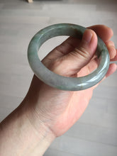 Load image into Gallery viewer, 56.2mm certified Type A 100% Natural green/red/gray/purple (FU LU SHOU) Jadeite Jade bangle BL78-8659