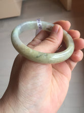 Load image into Gallery viewer, 53.8mm certified Type A 100% Natural icy light green/yellow/purple Jadeite Jade bangle F100-3517