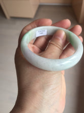 Load image into Gallery viewer, 57mm certified 100% natural sunny green/purple/yellow/white(FU LU SHOU) jadeite jade bangle AS85-7082
