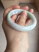 Load image into Gallery viewer, 57mm certified 100% natural sunny green/purple/yellow/white(FU LU SHOU) jadeite jade bangle AS85-7082