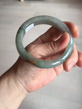 Load image into Gallery viewer, 56.2mm certified Type A 100% Natural green/red/gray/purple (FU LU SHOU) Jadeite Jade bangle BL78-8659