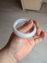 Load image into Gallery viewer, 52mm certified type A100% Natural green purple oval Jadeite Jade bangle BM34-0270