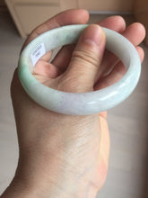 Load image into Gallery viewer, 57mm certified 100% natural sunny green/purple/yellow/white(FU LU SHOU) jadeite jade bangle AS85-7082