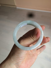 Load image into Gallery viewer, 49mm certified 100% natural Type A light green/white/red square oval jadeite jade bangle AR90-5208