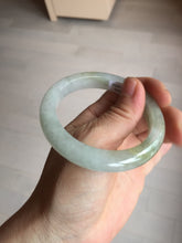 Load image into Gallery viewer, 53.8mm certified 100% natural Type A icy watery green brown purple jadeite jade bangle BL113-9438
