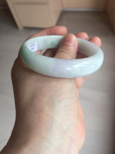 Load image into Gallery viewer, 57mm certified 100% natural sunny green/purple/yellow/white(FU LU SHOU) jadeite jade bangle AS85-7082
